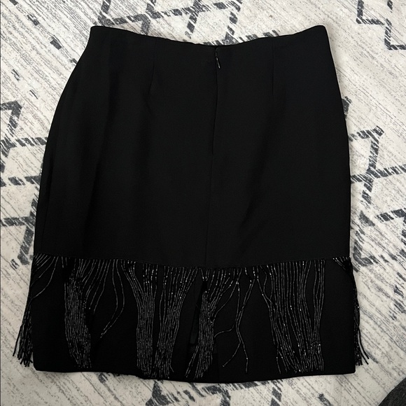 Vintage Chetta B Elegant Fringe Skirt - Picture 5 of 7